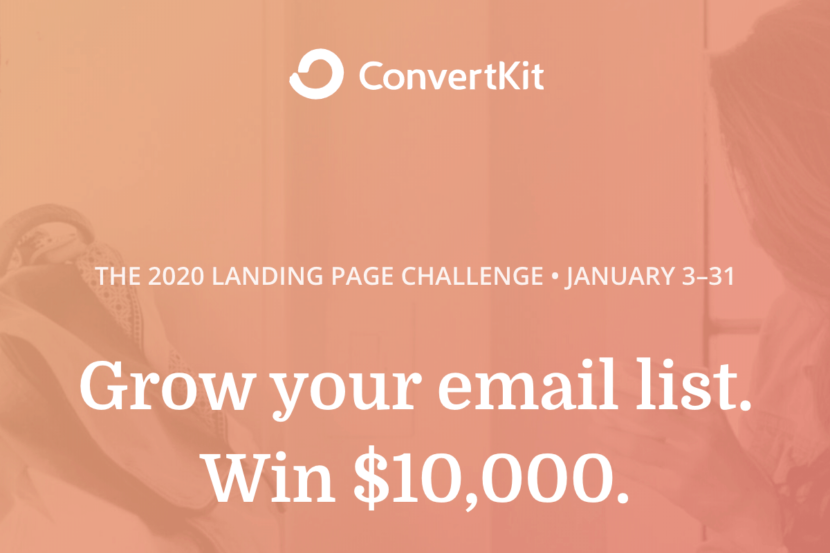 ConvertKit Landing Page Contest 2020